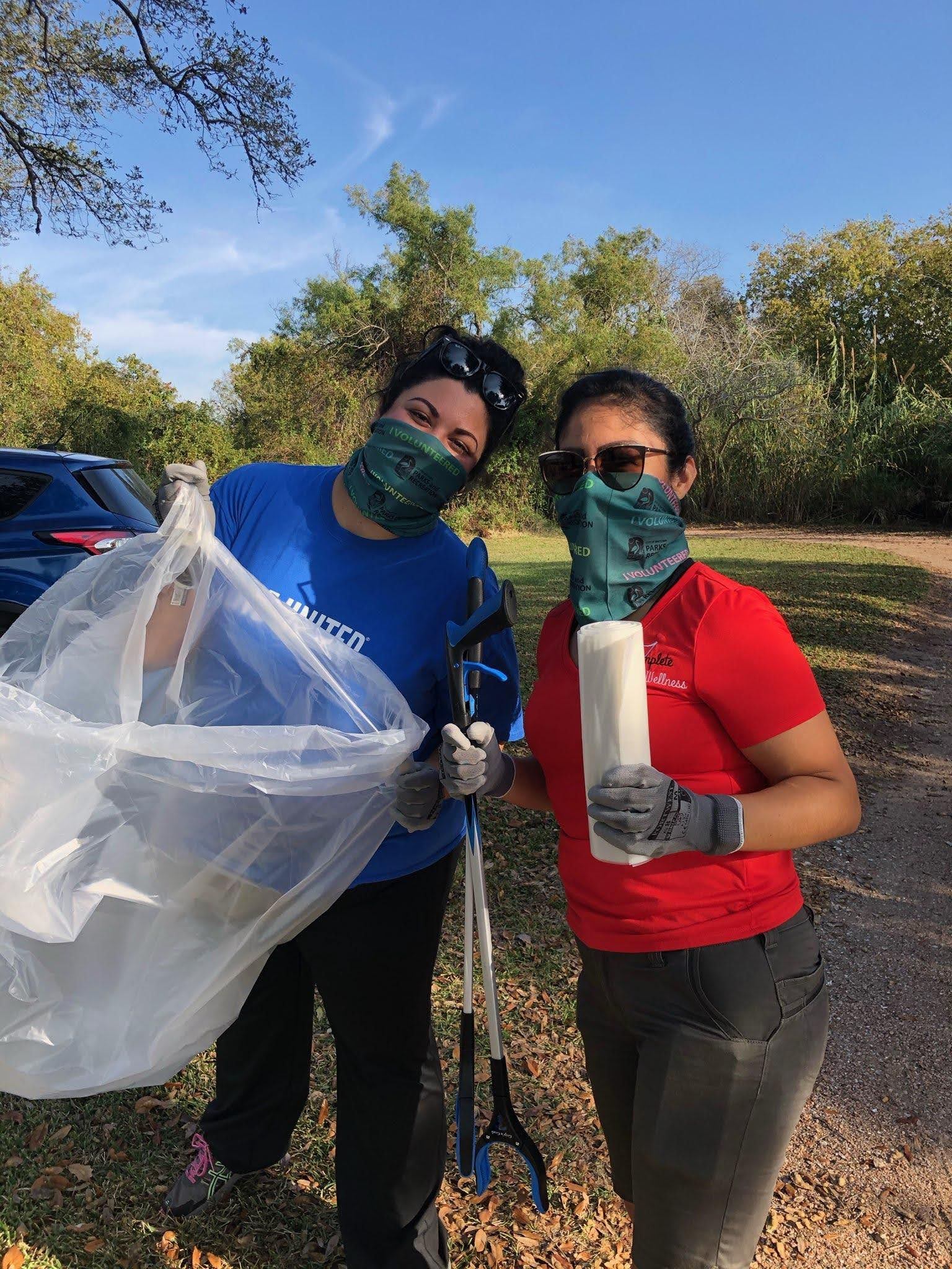 Volunteering at nature center